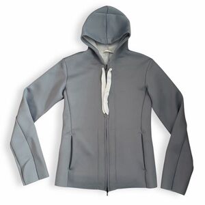 N4 Japan Grey Scuba Full Zip Sweatshirt Hoodie Size 1 - Small